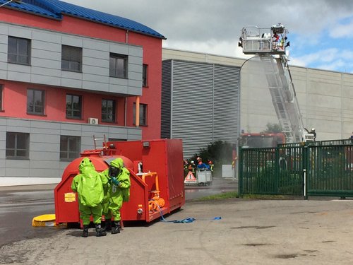 27/06/2015 – Exercice des pompiers dans nos Ateliers